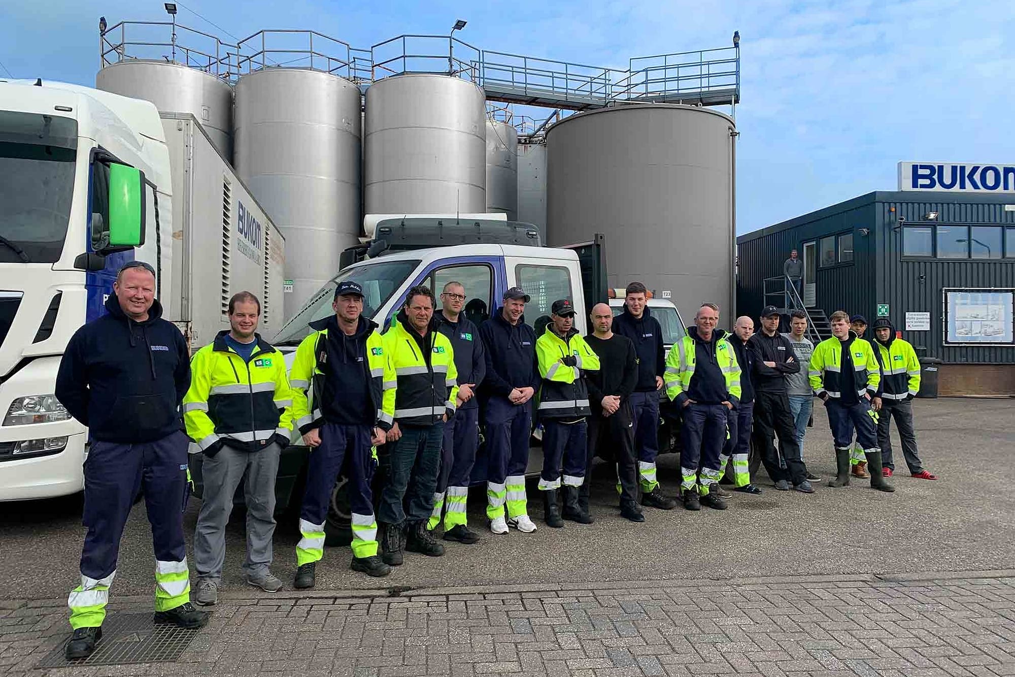 Team Bukom Heerhugowaard voor tankenpark